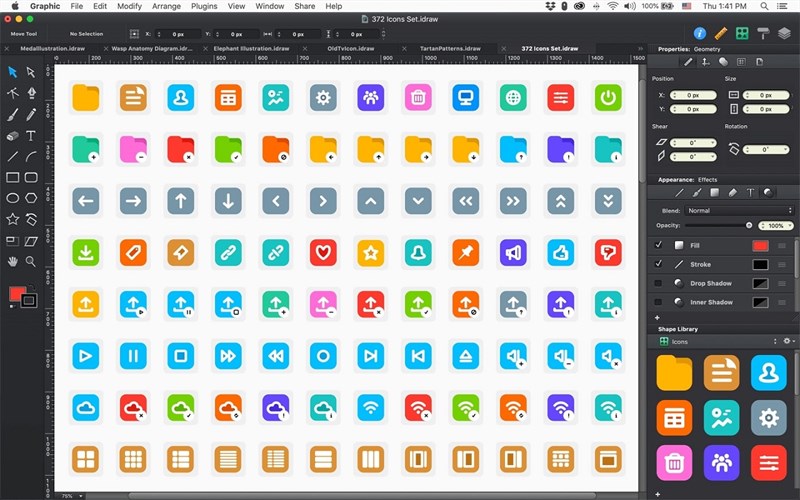 Thiết kế đồ họa cho các ứng dụng di động cực dễ dàng với MacBook Air. Nguồn: Graphic.